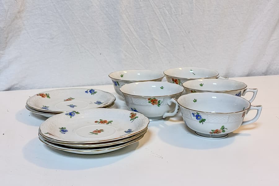 Kaffeeservice Herend Mille Fleurs