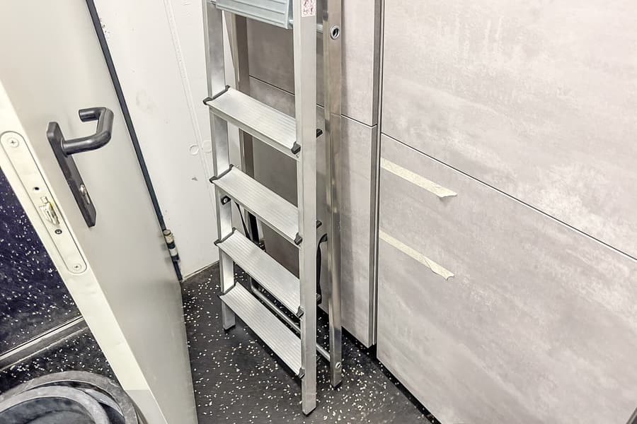 Alu Stehleiter, 5-stufig