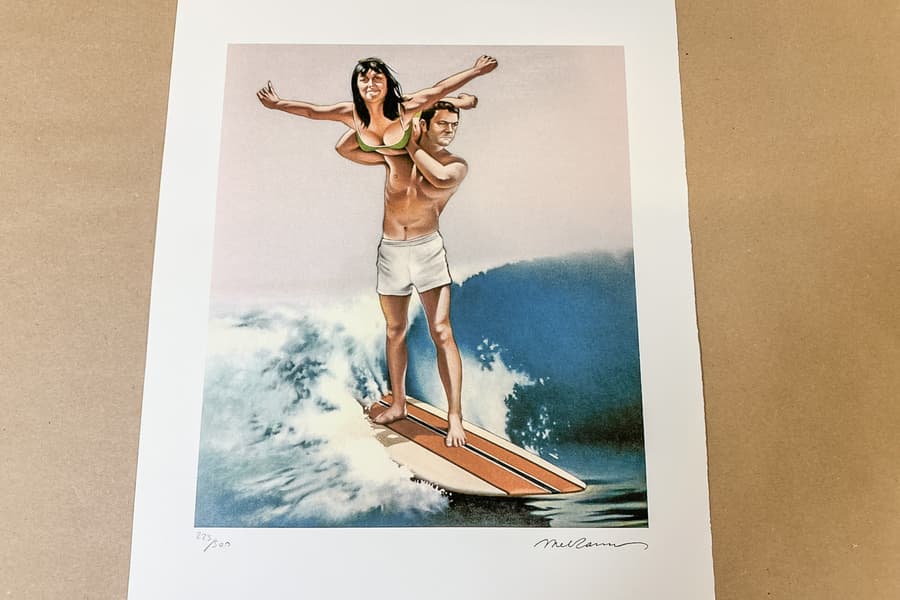 Lithografie nach Mel Ramos