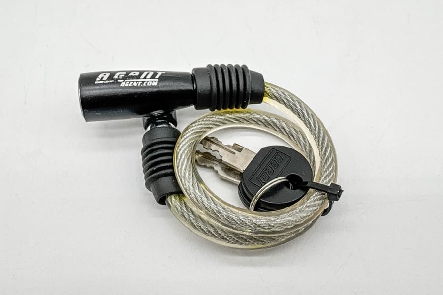 8 Skischlösser AGENT 1-teilig inkl. 2 Schlüssel