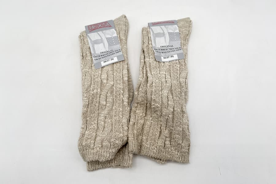 2 Paar Trachtenstutzen Lusana, Gr. 36-37