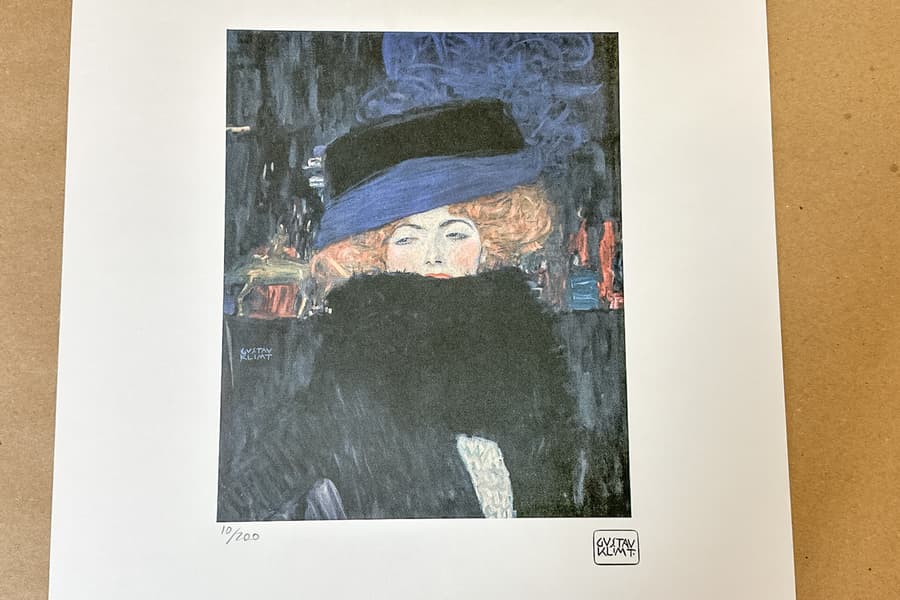 Lithografie nach Gustav Klimt, limitiert