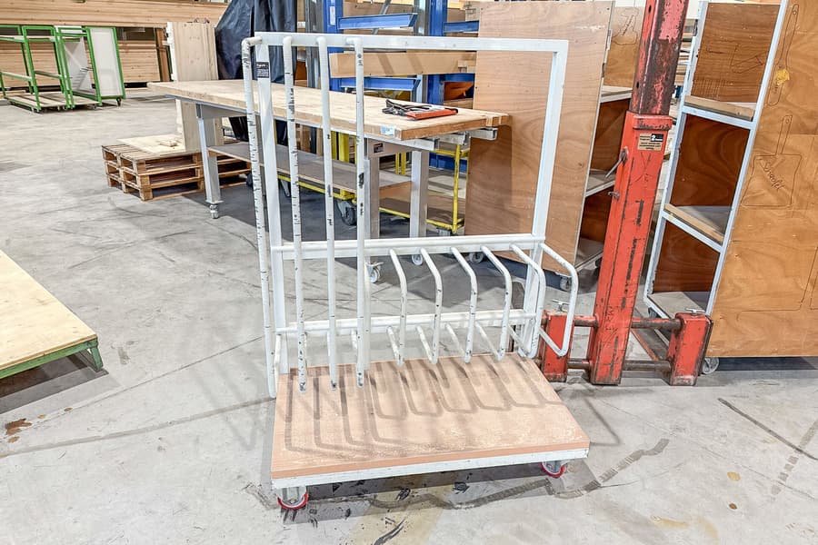 Plattentransportwagen