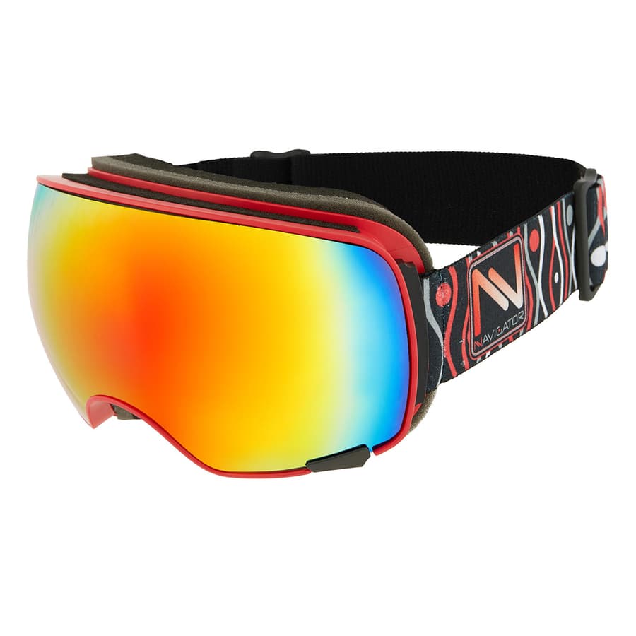 Skibrille NAVIGATOR VISION rot