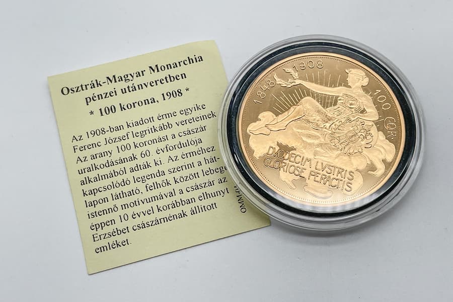 Sammlermünze mit Zertifikat