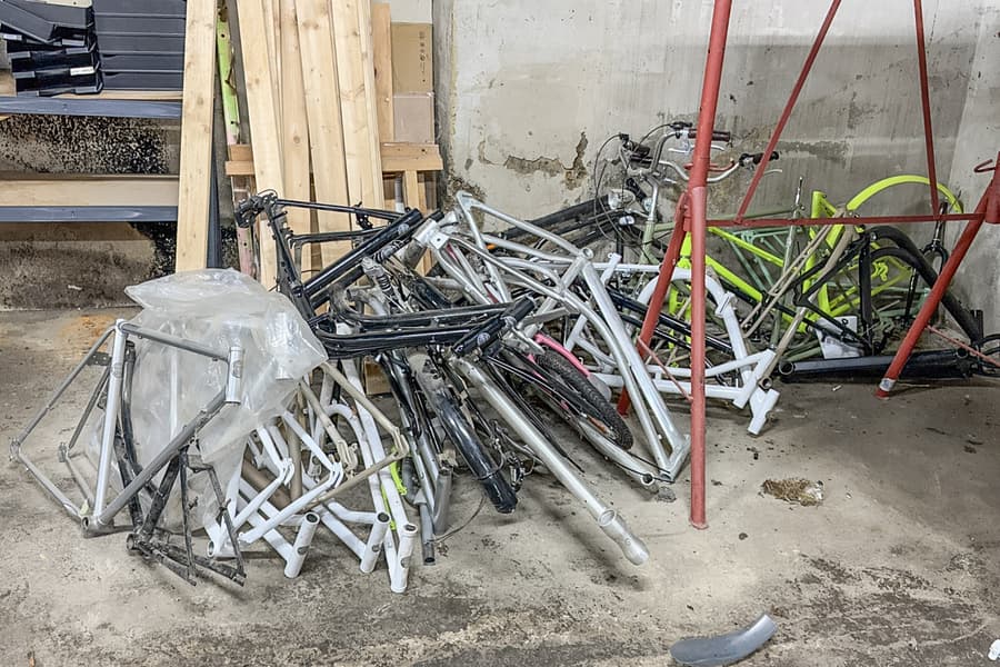 Posten Fahrradrahmen