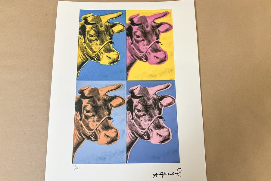 Lithografie nach Andy Warhol, limitiert
