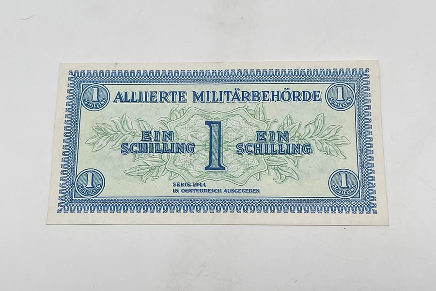 Banknote 1 Schilling 1944 Alliierte Militärbehörde