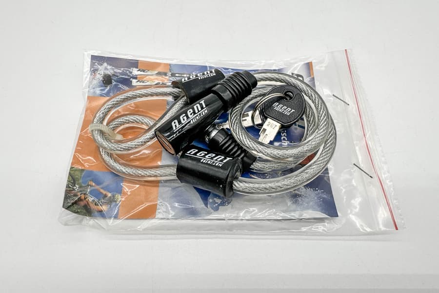 5 Skischlösser AGENT inkl. 2 Schlüssel