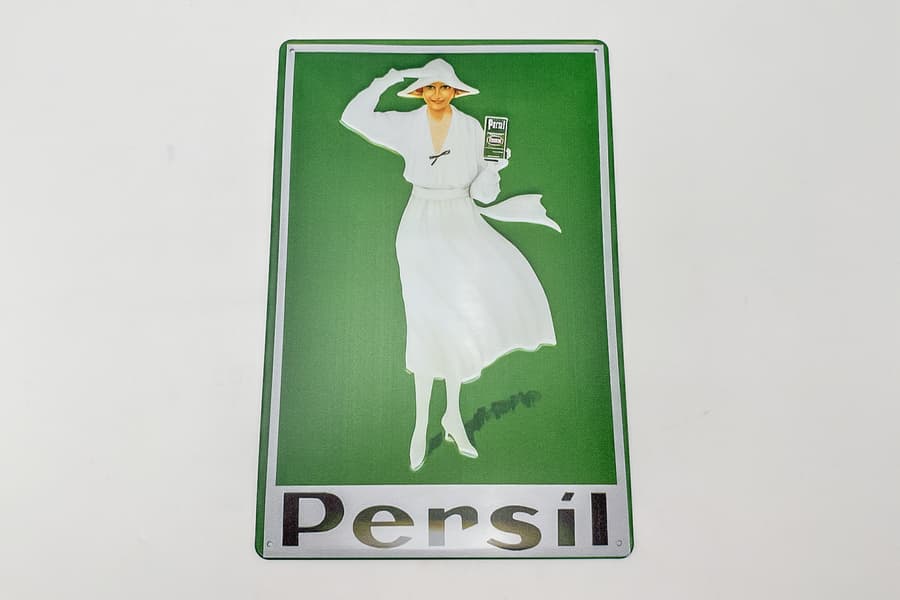 Metallschild Persil