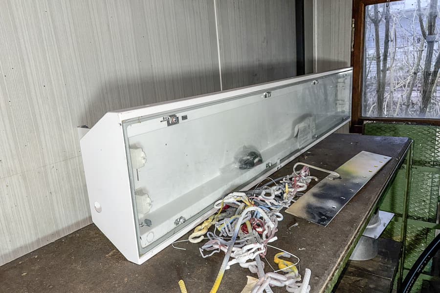 Lackierkabinenlicht, verschraubt