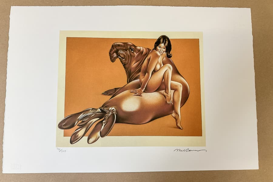 Lithografie nach Mel Ramos