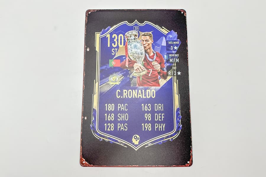Metallschild Ronaldo