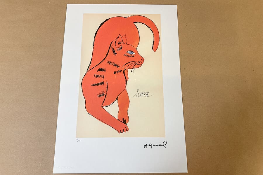 Lithografie nach Andy Warhol, limitiert