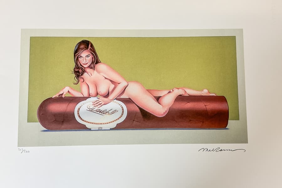 Lithografie nach Mel Ramos