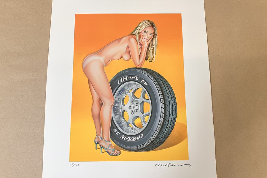 Lithografie nach Mel Ramos