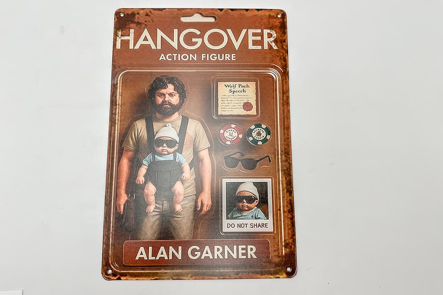 Metallschild Hangover