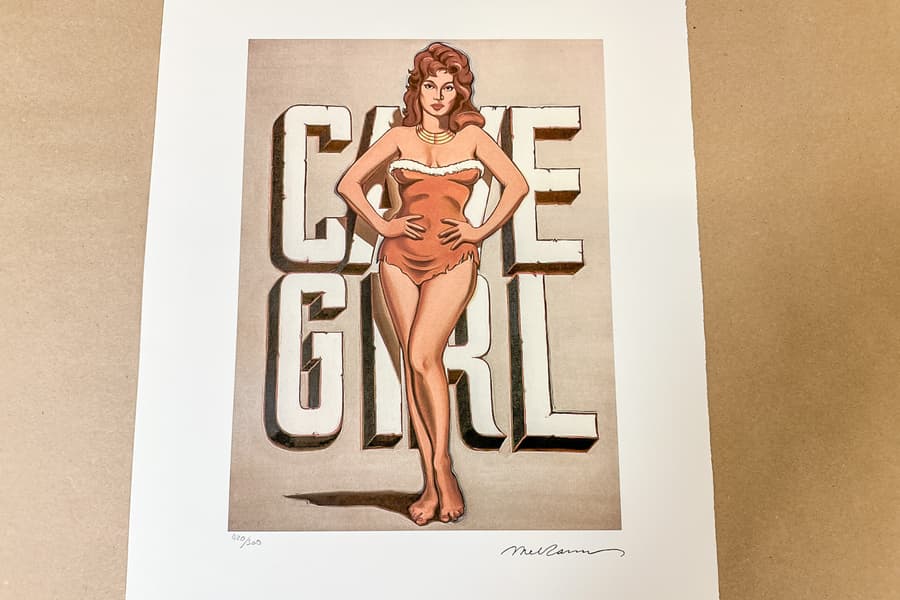 Lithografie nach Mel Ramos