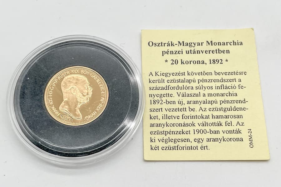 Sammlermünze mit Zertifikat