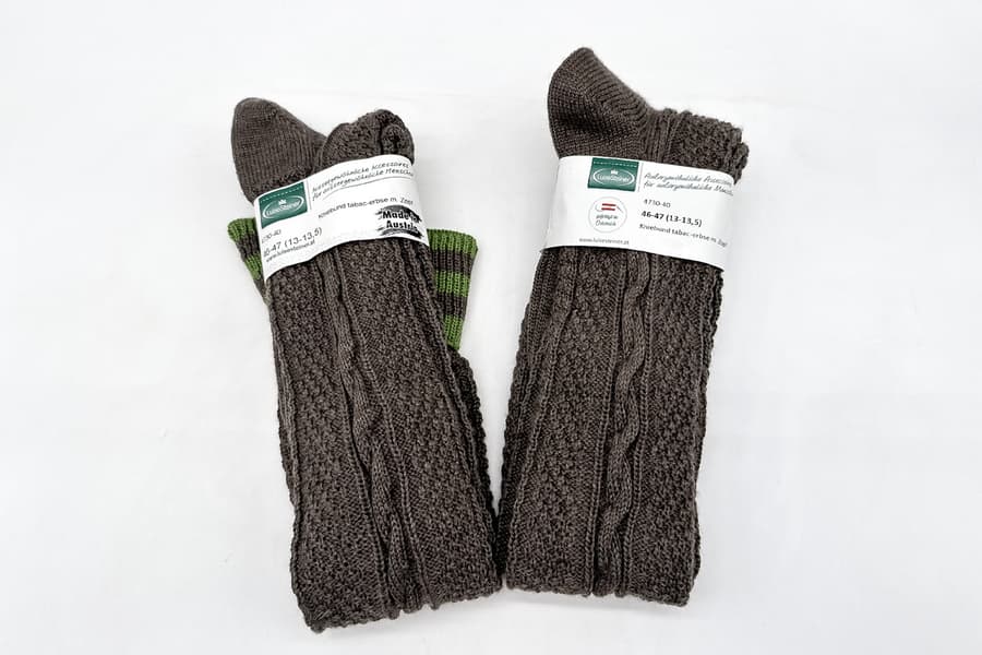 2 Paar Herren Trachtenstutzen Luise Steiner, Gr. 46-47