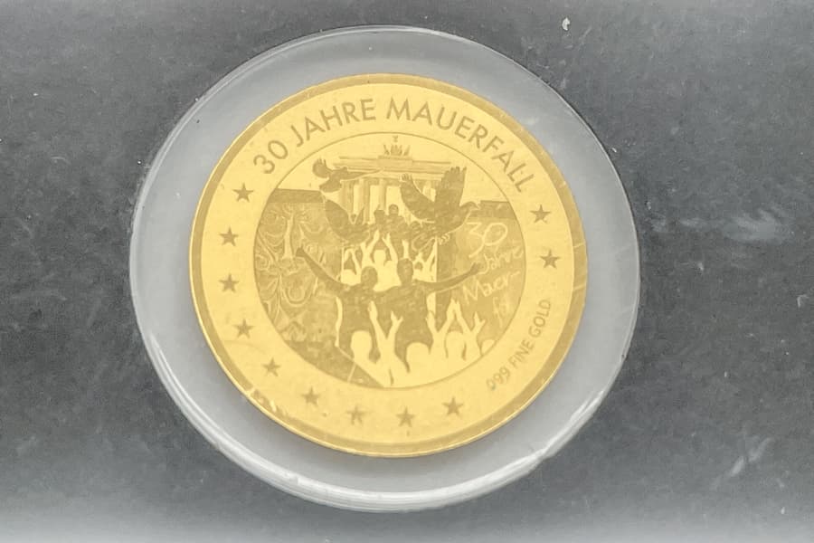 Goldmünze Mauerfall