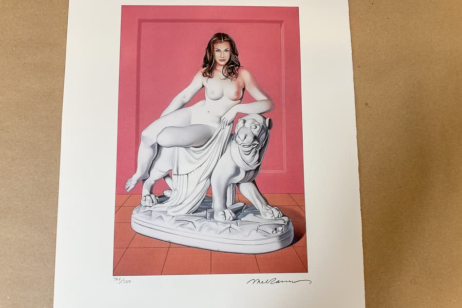 Lithografie nach Mel Ramos