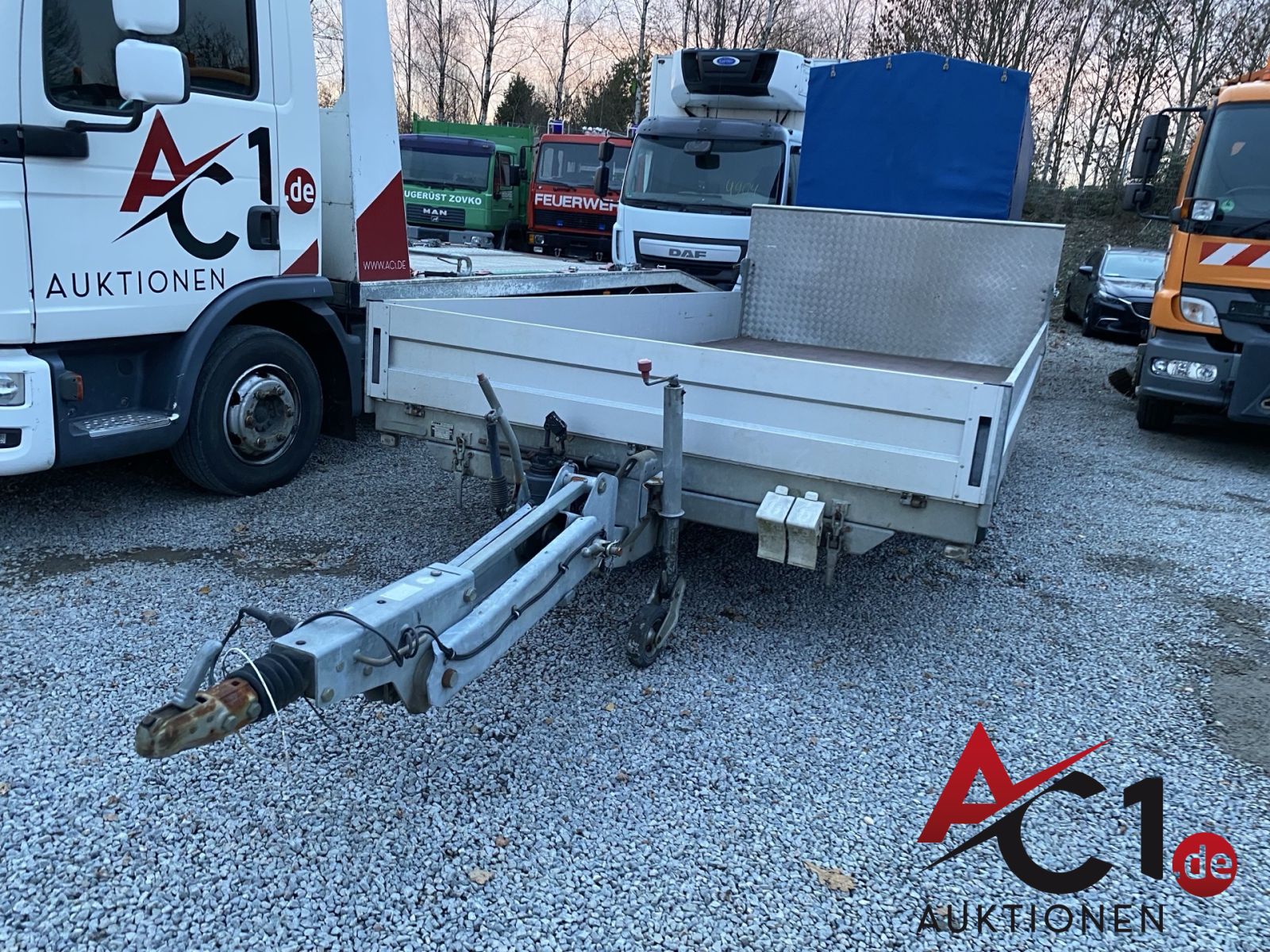 Tandemanhänger/Kipper John JCH 35.46 mit durchg. Auffahrrampe