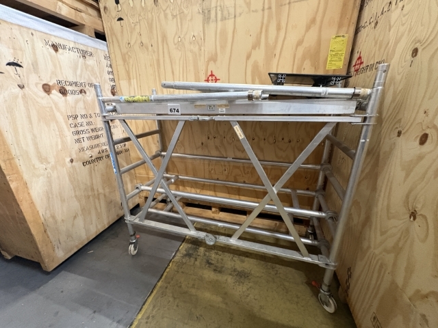 Aluminium-Rollgerüst Zarges 1-etagig