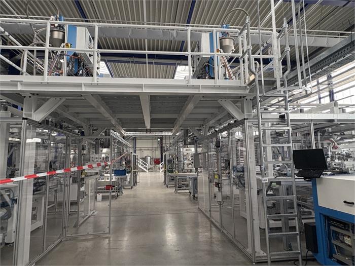 6 Dosierstationen Viscotec Viscotrate-I, Materialaufbereitung 25L