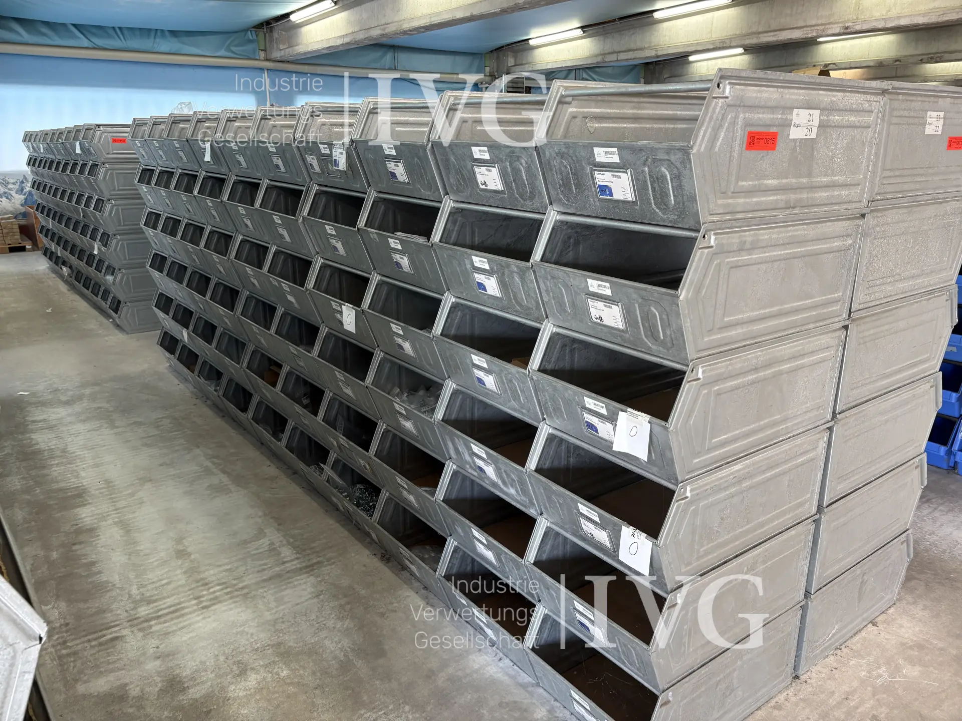 Stahl-Sichtlagerkästen