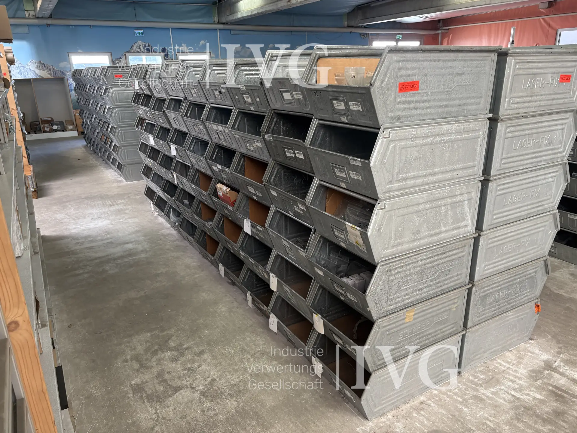 Stahl-Sichtlagerkästen