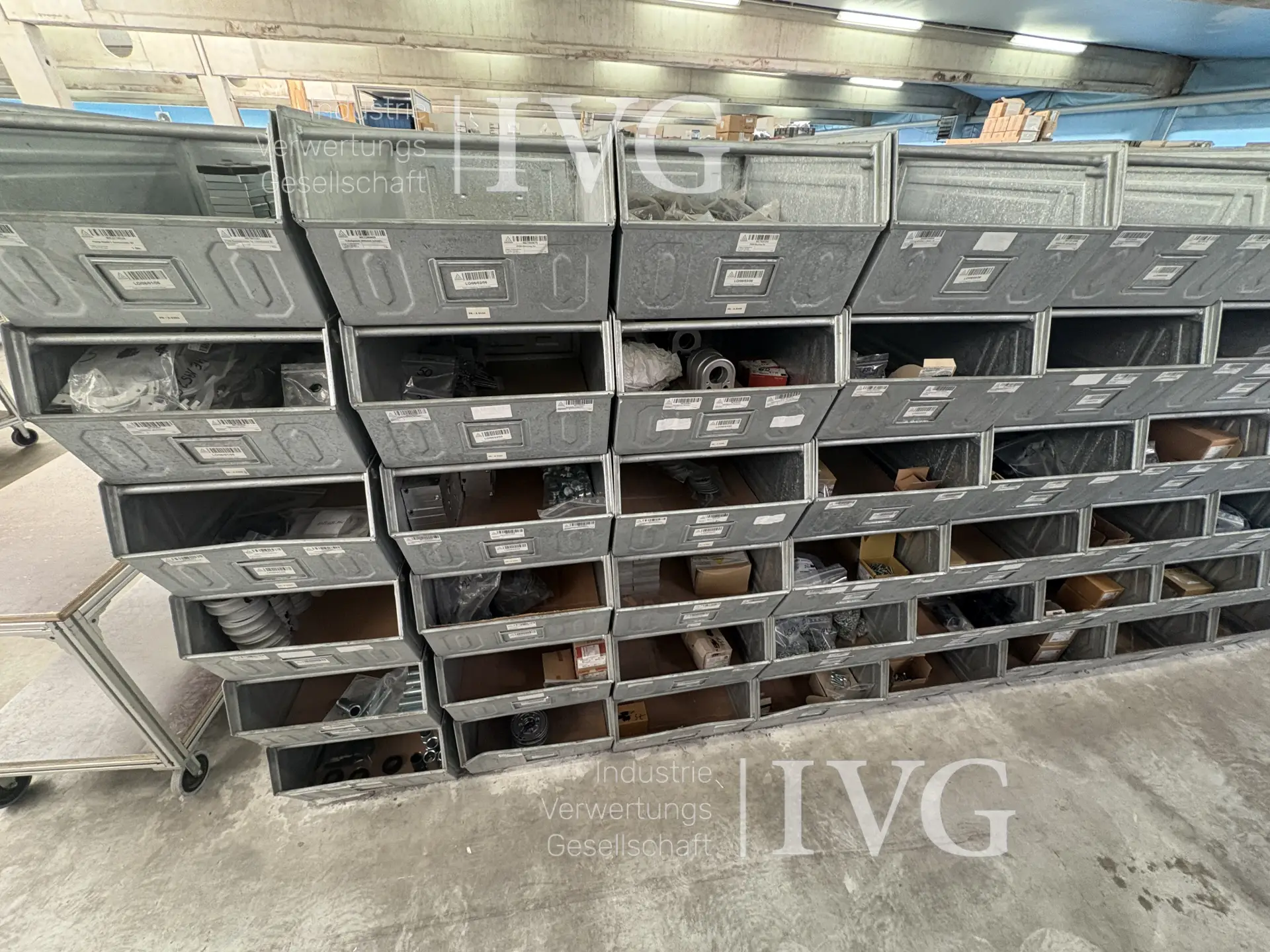 Stahl-Sichtlagerkästen