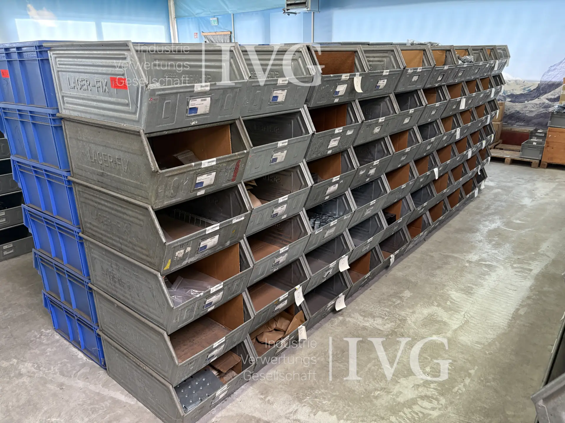 Stahl-Sichtlagerkästen