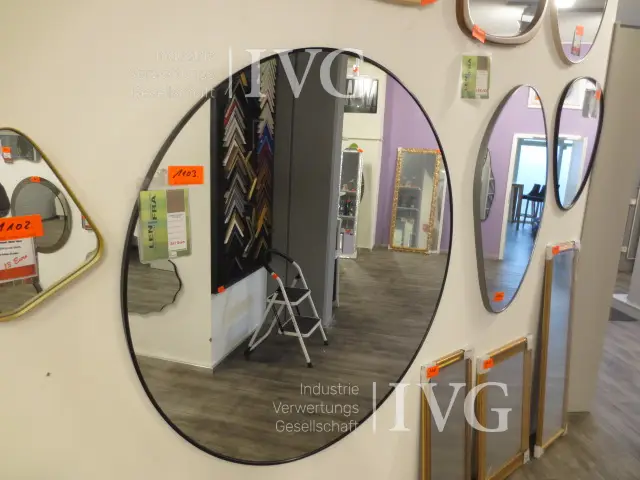 Spiegel rund mit Rahmen