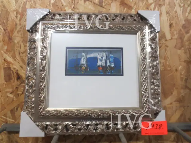 Bild mit Rahmen und Widmung