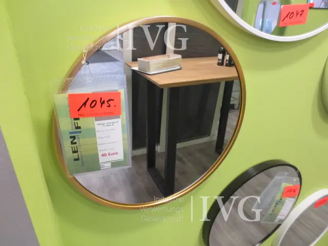 Spiegel rund mit Rahmen