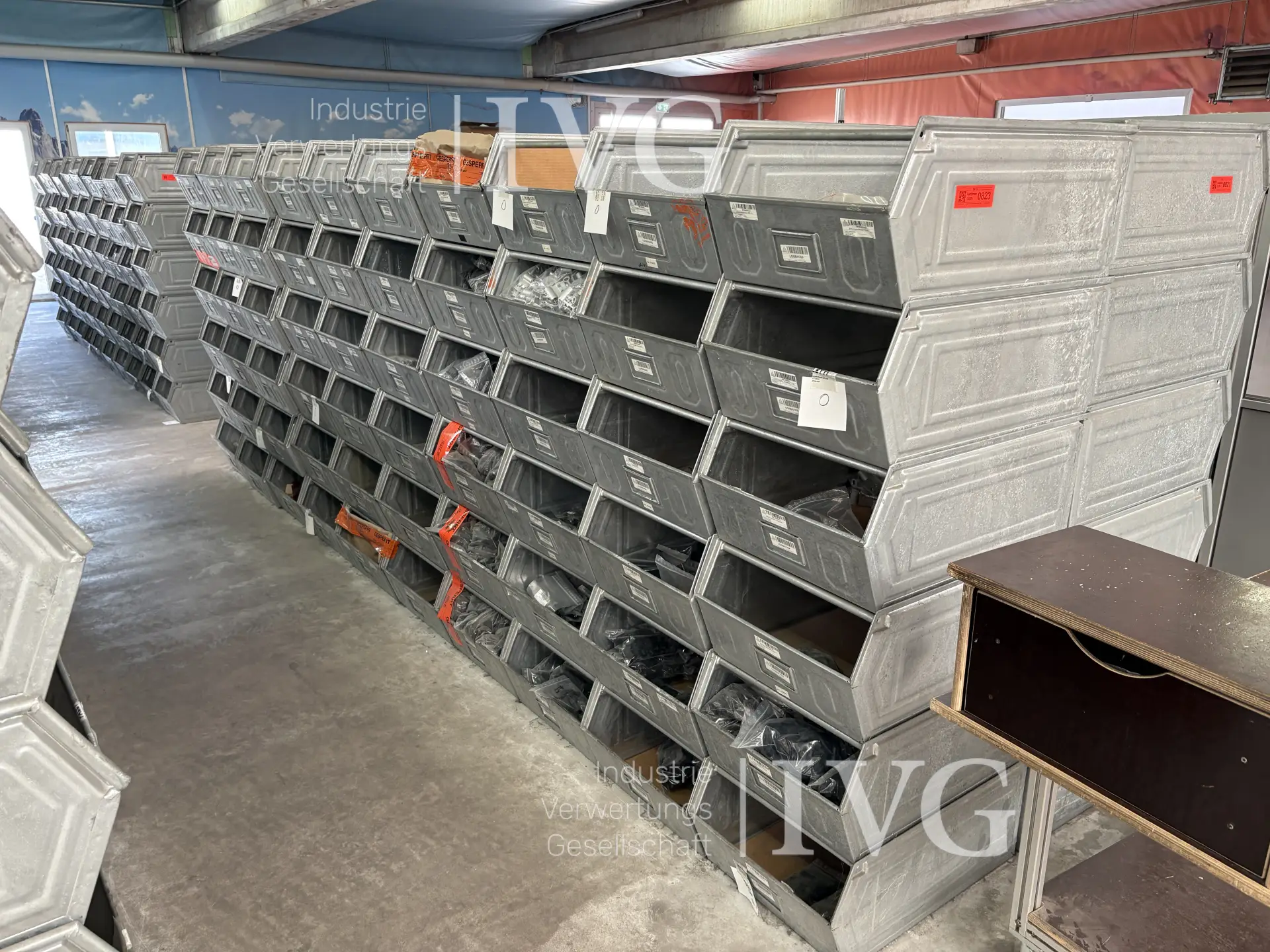 Stahl-Sichtlagerkästen