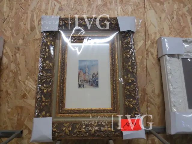 Bild mit Rahmen und Bürgermeister-Widmung