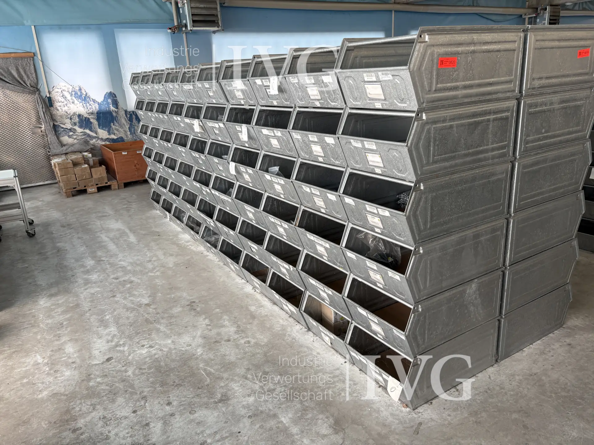 Stahl-Sichtlagerkästen