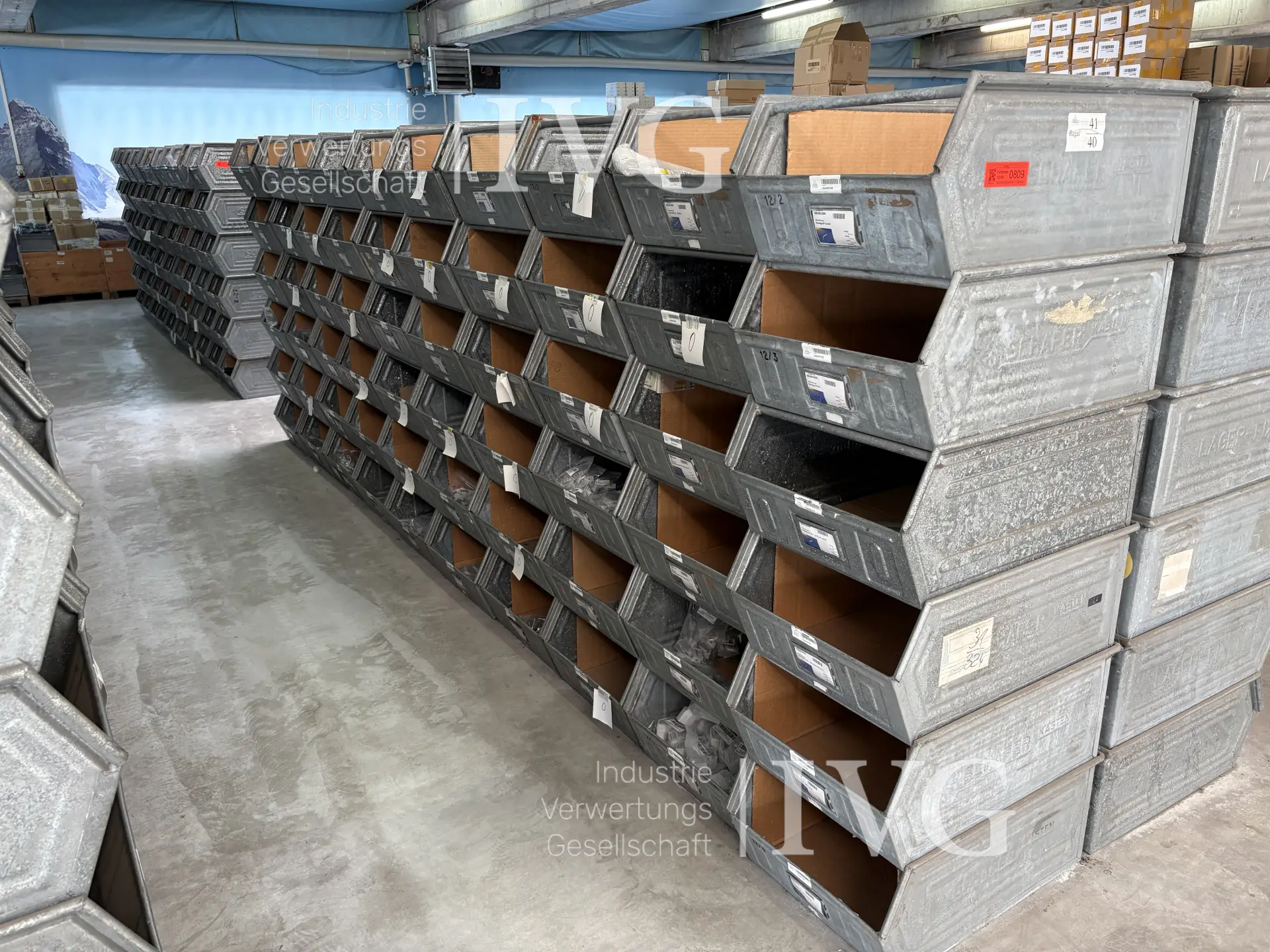 Stahl-Sichtlagerkästen