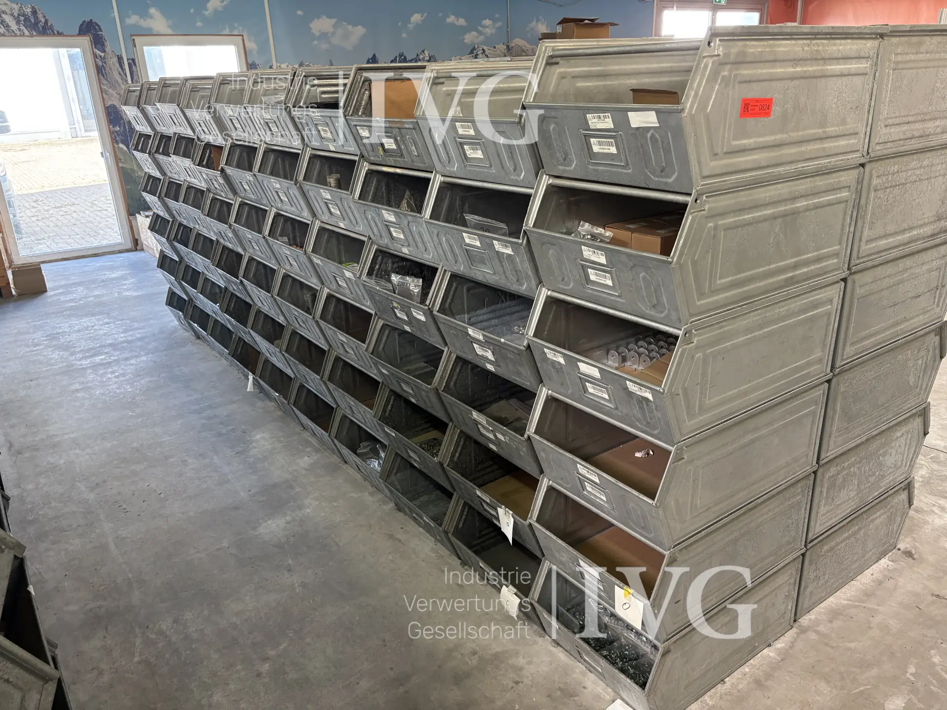 Stahl-Sichtlagerkästen