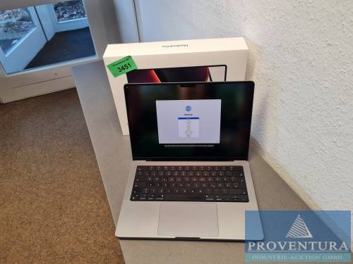 Apple McBook Versteigerung aus Leasing: 4 McBooks Pro, 1x 16 Zoll 2021, 1x 13 Zoll 2017, 1x 13 Zoll 2021, 1x 14 Zoll 2021