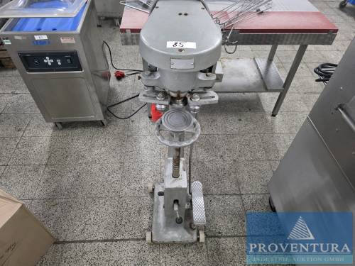 Dosenverschlußmaschine mit Dosen 73 Teller 400 V