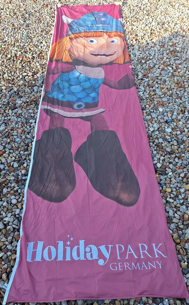 Holiday Park Fahne Wickie Maße LxB(xH) 150x600