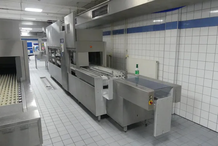 Bandspülmaschine - Hobart - Besteck und Tabletts Modell: FTN-ESA