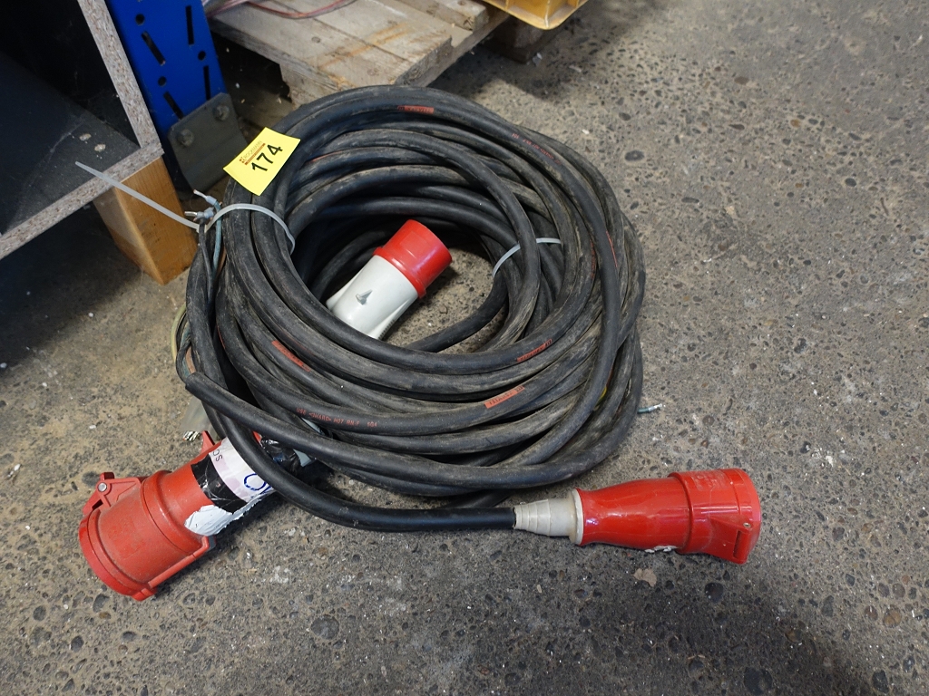 Starkstromverlängerungskabel als Gesamtposten