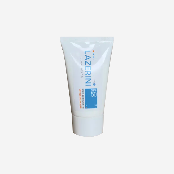 Крем сонцезахисний для обличчя  50 мл SPF 50 LAZERINI COSMETICS