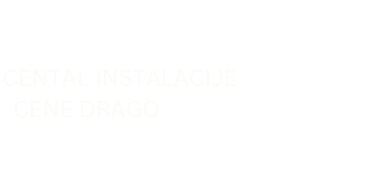 CENTAL INSTALACIJE CENE DRAGO Logo partnerja