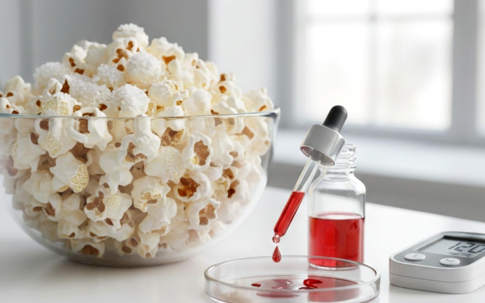 الفشار وسكر الدم: هل الوجبة الخفيفة المفضلة آمنة لمرضى السكري؟