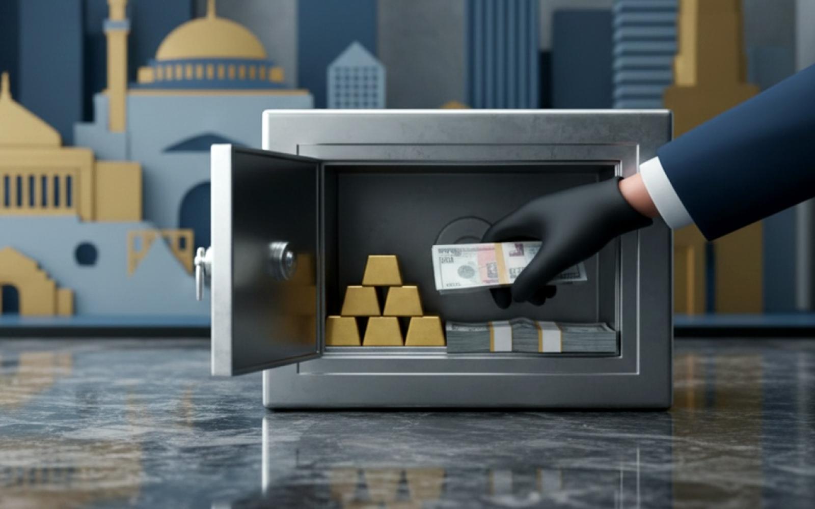 "سينمائية" بامتياز: لص تركي يقتحم محل مجوهرات برافعة شوكية ويفر بحمار في مشهد سريالي